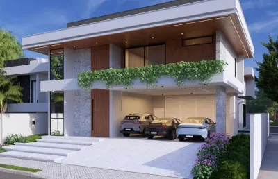 Residência de alto padrão em construção dentro de condomínio no pirabeiraba