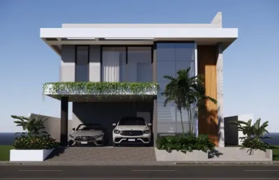 Linda casa de alto padrão em condomínio fechado no vila nova