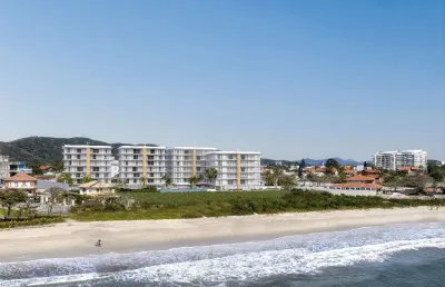 Apartamento de alto padrão de frente para a praia da armação
