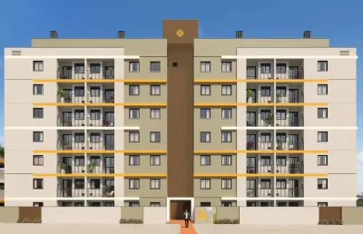 Apartamento na planta em condomínio no anita garibaldi