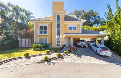 Casa em condomínio fechado com 4 quartos à venda na rua amadeu nico, 170, mossunguê, curitiba por r$ 3.990.000