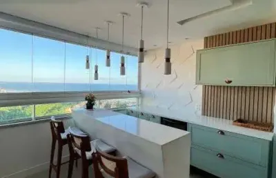Patamares (colina a) vendo i 4 suítes i 203 m i nascente i vista mar i 4 vagas