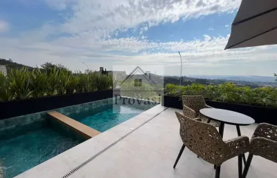 Genesis 2 alphaville - casa maravilhosa á venda no gênesis 2 - área de terreno 494,80m2    4 suítes   6 banheiros