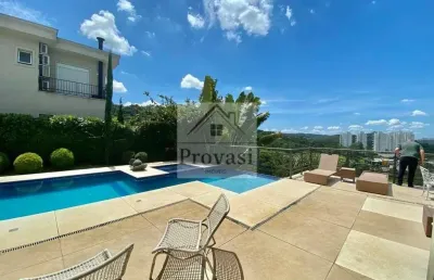 Tamboré 10 (santana de parnaíba) - linda casa alto padrão no residencial tamboré 10