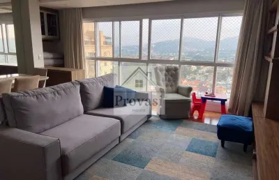 Alpha garden - apartamento à venda com 123m², 3 quartos e 2 vagas