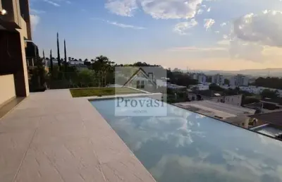 Tamboré 10 (santana de parnaíba) - magnífica casa 4 suítes - 555m² - r$8.600.000,00 - tamboré 10