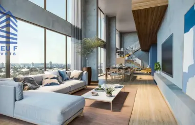Cobertura triplex a venda, 3 dorms, 4 vagas nos jardins