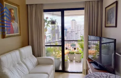 Apartamento a venda, 1 dorm, 1 vaga na chácara santo antonio