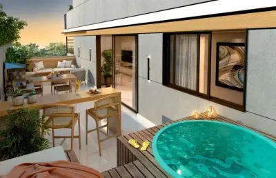 Cobertura duplex de 3 suítes com amplo terraço, na tijuca