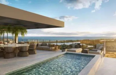 Cobertura linear de 4 suítes + dependência completa na barra da tijuca