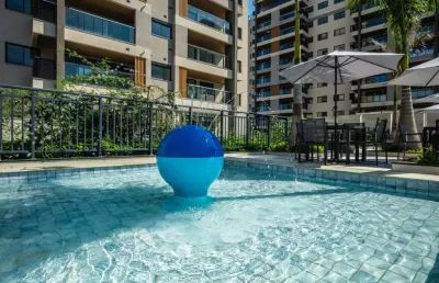 Apartamento de 2 quartos sendo 1 suíte no condomínio clube na barra da tijuca