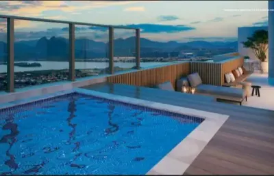 Cobertura de 4 suítes de altíssimo luxo no quadrilátero do golfe olímpico da barra