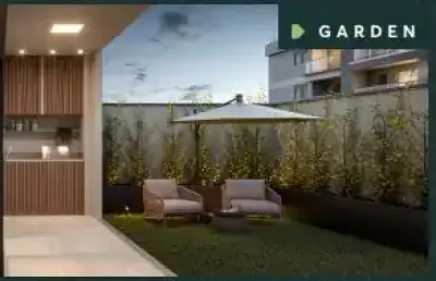 Garden de 1 quarto junto do via parque  shopping na barra datijuca