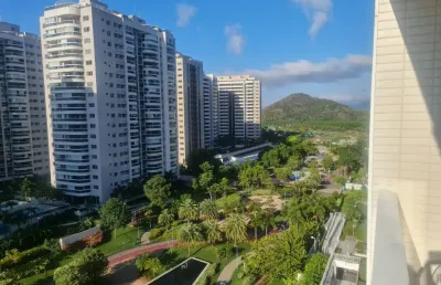 Apartamento de 2 quartos sol da manhã semi mobiliado no ilha pura