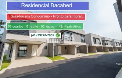 No tingui, sobrados prontos para morar a partir de 139m²