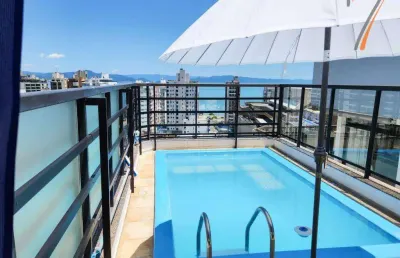 Cobertura com 3 dormitórios à venda, 198 m² por r$ 2.500.000,00 - centro - florianópolis/sc