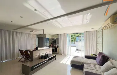 Cobertura com 3 dormitórios à venda, 268 m² por r$ 3.074.000,00 - coqueiros - florianópolis/sc