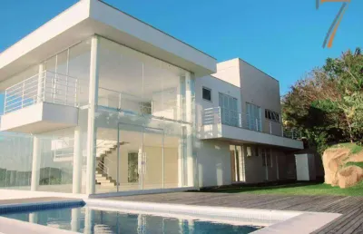 Casa com 3 dormitórios à venda, 461 m² por r$ 5.500.000,00 - cacupé - florianópolis/sc