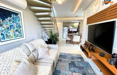 Cobertura com 3 dormitórios à venda, 90 m² por r$ 1.300.000,00 - coqueiros - florianópolis/sc