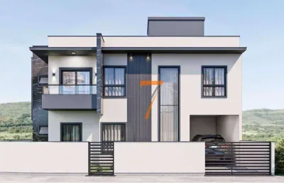 Sobrado com 3 dormitórios à venda, 110 m² por r$ 570.000,00 - sertão do maruim - são josé/sc