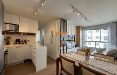 Apartamento semimobiliado 2 dormitórios (1 suíte) - em condomínio clube - por r$370.000 - rio caveiras - biguaçu/sc