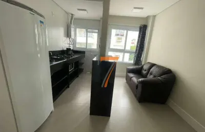 Apartamento com 1 dormitório para alugar, 30 m² por r$ 3.900,00/mês - trindade - florianópolis/sc
