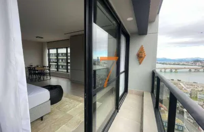 Studio com 1 dormitório para alugar, 64 m² por r$ 8.157,19/mês - centro - florianópolis/sc