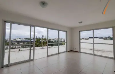 Cobertura com 3 dormitórios para alugar, 190 m² por r$ 9.221,33/mês - abraão - florianópolis/sc