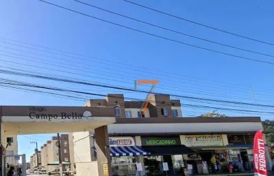 Apartamento com 2 dormitórios para alugar, 45 m² por r$ 1.711,88/mês - fundos - biguaçu/sc