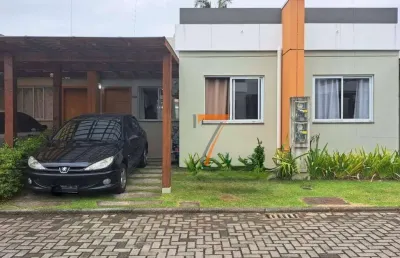Casa em condomínio fechado - 2 dormitórios -garagem coberta - r$ 310.000 - rio caveiras - biguaçu/sc