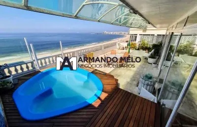Cobertura com 4 quartos à venda na avenida atlântica, copacabana, rio de janeiro por r$ 10.000.000