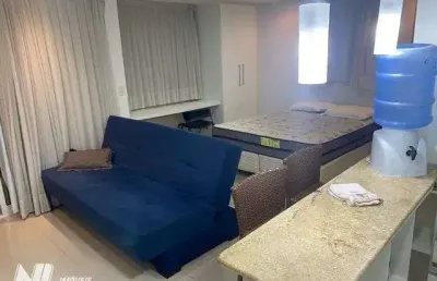 Apartamento com 1 dormitório para alugar, 33 m² por r$ 2.500,00/mês - ponta negr