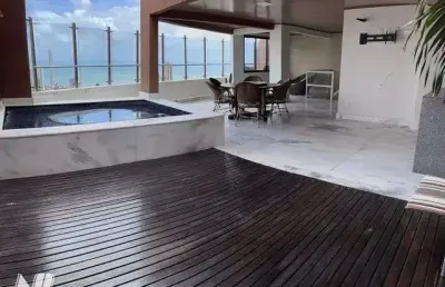 Cobertura com 240m², 3suites, 3vagas em ponta negra, natal/rn