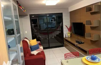 Apartamento com 2 dormitórios à venda, 56 m² por r$ 370.000,00 - ponta negra - n