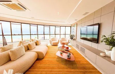 Exclusividade e conforto - joão olímpio - 358m² - mobiliado - andar alto - r$ 3.
