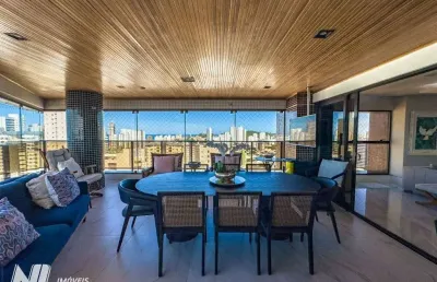 Maravilhoso apartamento em petrópolis - 503m² - 4suites - 4vagas - reformado | s