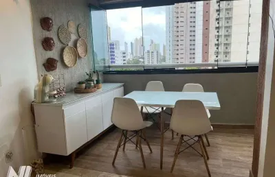 Apartamento em ponta negra - com 123m² - 3 quartos - 2 vagas