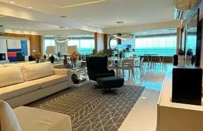 Apartamento com 180m², 3suites, 3vagas - mobiliado em areia preta