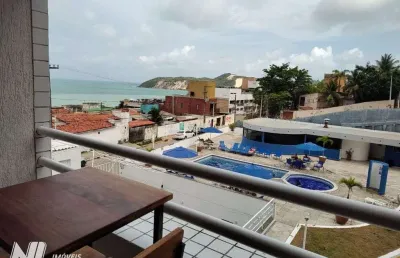 Flat com 1 dormitório à venda, 54 m² por r$ 295.000,00 - ponta negra - natal/rn