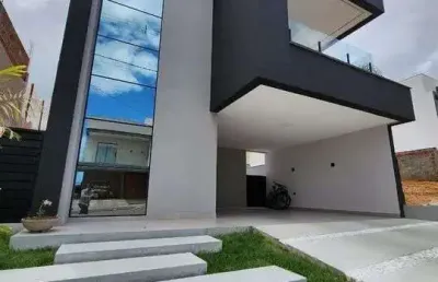Casa duplex com 232m² de área construida - 4suites - recentemente construída