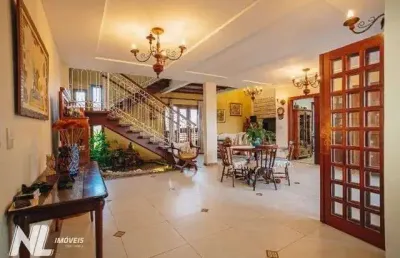 Linda casa no alphaville natal / casa com 350m² de área construida, 3suites, 4va