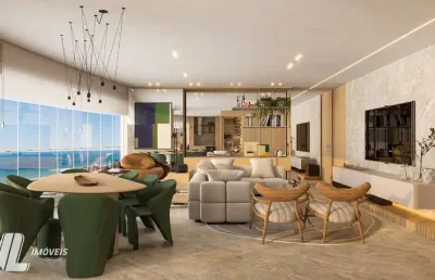 Apartamento exclusivo | 233 m² | 4 suítes frente mar com varanda gourmet
