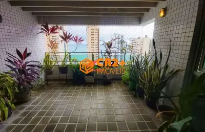 Cobertura para vender com 5 quartos 2 suítes em boa viagem,360m² em recife
