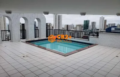 Cobertura para vender, 440m² com 5 quartos, 5 suítes no bairro boa viagem em rec