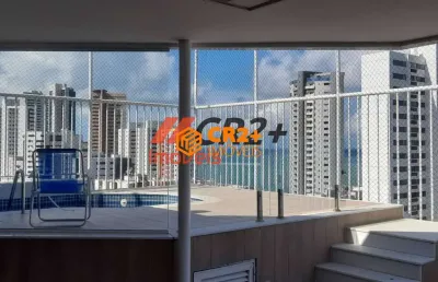 Cobertura a venda 330m² com 5 quartos, 4 suítes, 4 vagas, piscina privativa em s