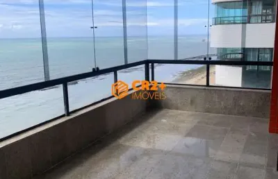 Vendo apartamento beira mar de piedade com 4 suítes- 247m²