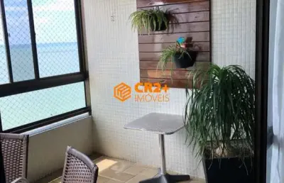 Alugo apartamento de luxo na beira mar de piedade- 220m²- 4 quartos
