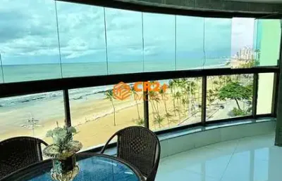Apartamento de luxo na av boa viagem - 3 suítes -177m²