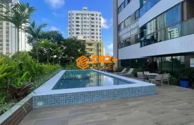 Alugo apartamento 53m² com 2 quartos sendo 1 suíte, nas graças.