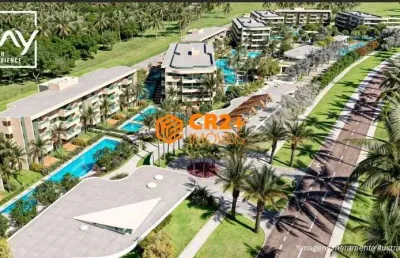 Vendo flat com 27m2, 1 quarto na praia de muro alto.